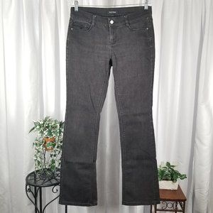 White House Black Market Sleek Boot Jeans - Size 6  - inseam 32 - Black Noir